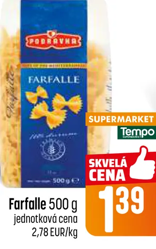 Farfalle cestoviny