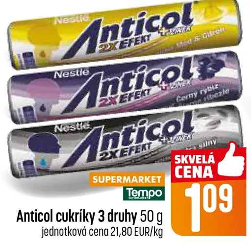 Anticol Anticol cukríky