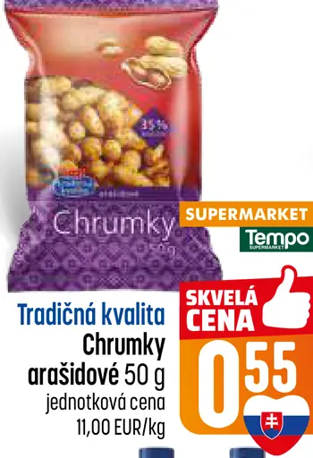 Tradičná kvalita Chrumky arašidové