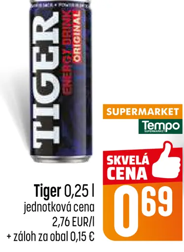 Tiger Energetický nápoj