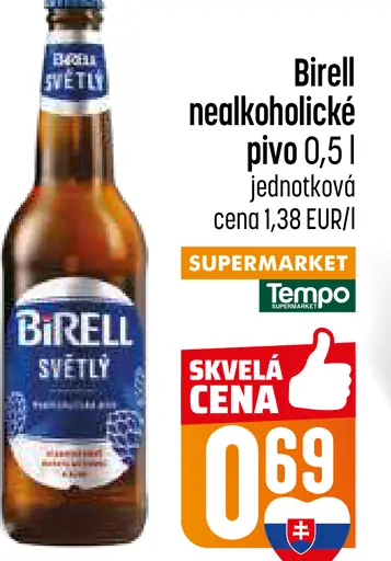 Birell Svetlé nealkoholické pivo