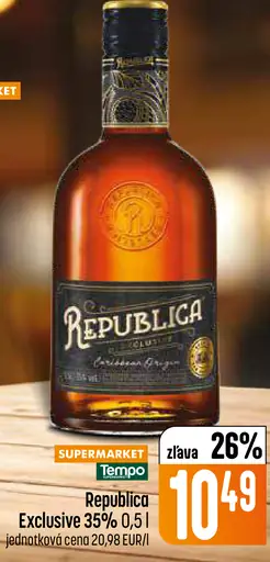 Republica Exclusive rum 35%