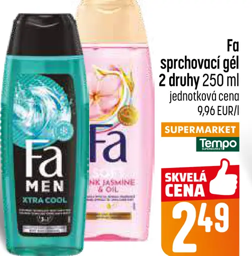 Fa sprchovací gél 2 druhy