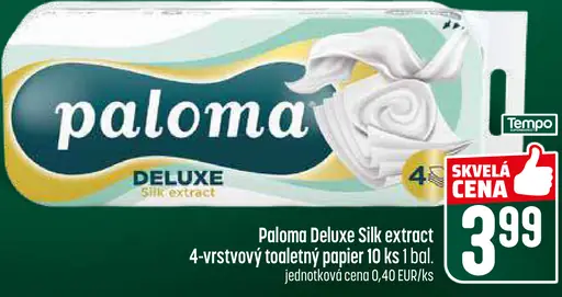 Paloma Deluxe Silk extract toaletný papier