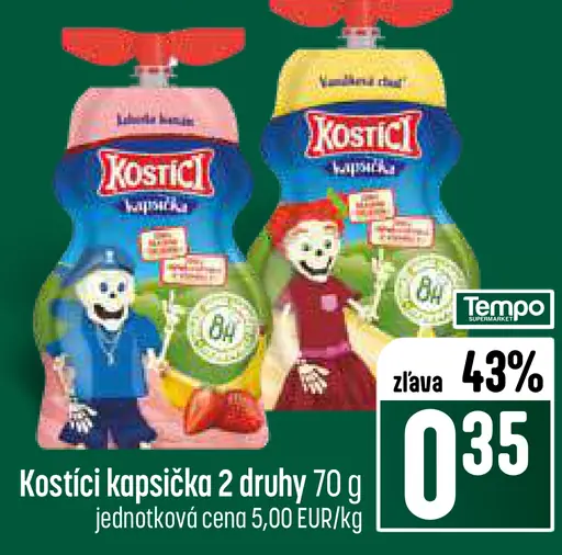 Kostičky kapsička 2 druhy