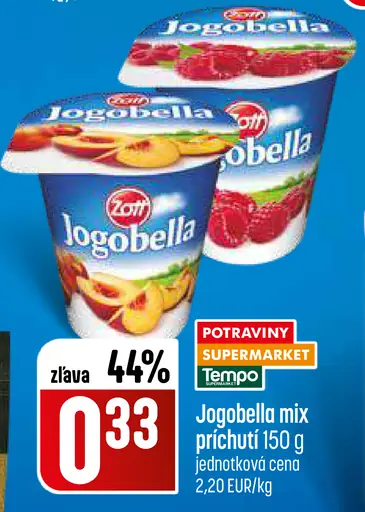 Jogobella jogurt mix príchutí