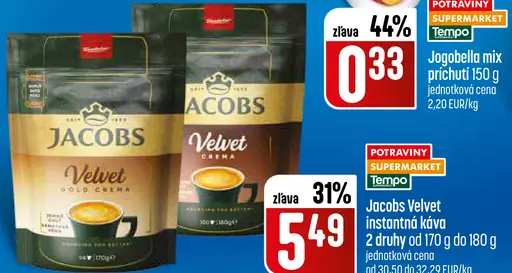 Jacobs Velvet instantná káva