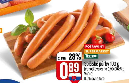 Spišské párky voľné