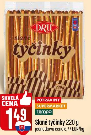 Dru slané tyčinky