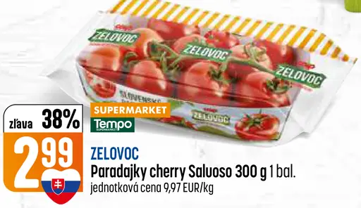 ZELOVOC Paradajky cherry Saluoso