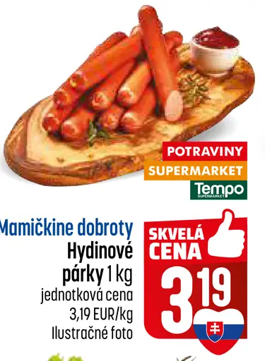 Hydinové párky