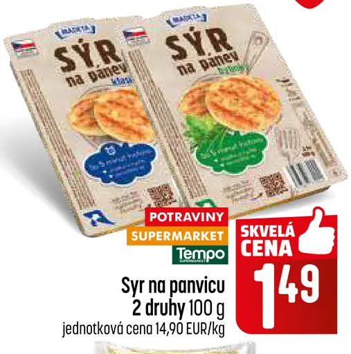 COOP Jednota Syr na panvicu