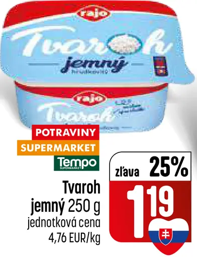 Tvaroh jemný
