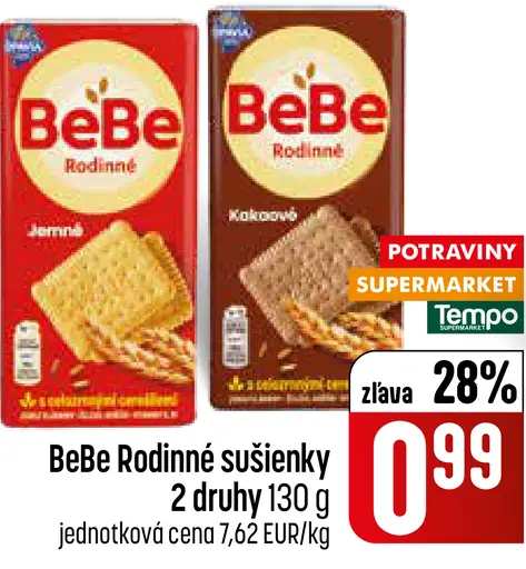 BeBe Rodinné sušienky
