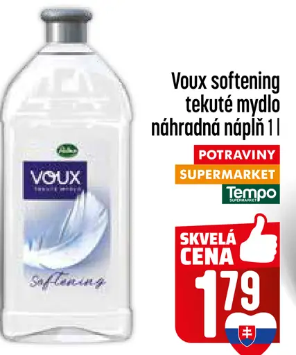 Voux softening tekuté mydlo náhradná náplň