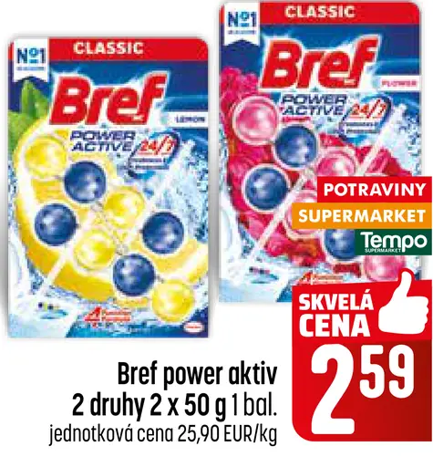 Bref Power Aktiv WC blok