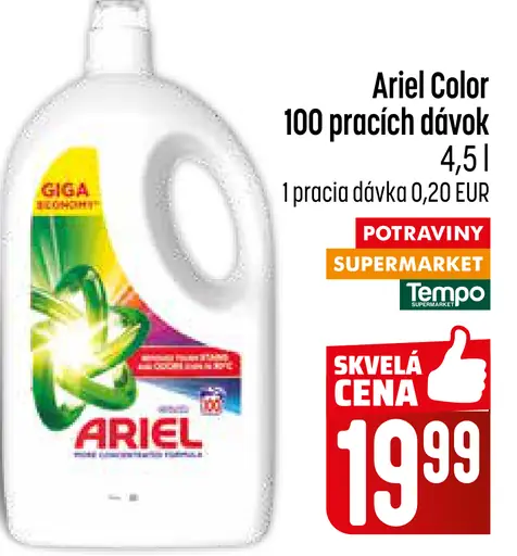 Ariel tekutý prací gél Color