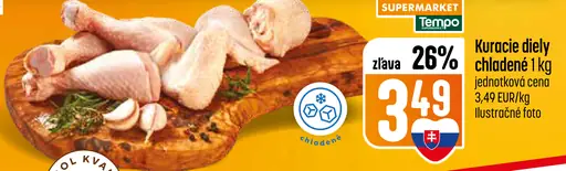 Kuracie diely chladené