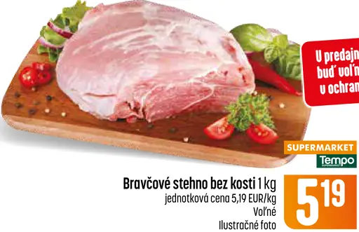 Bravčové stehno bez kosti