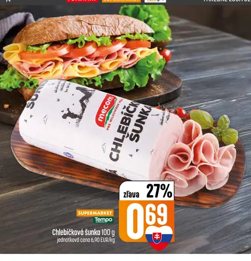 Mecom Chlebíčková šunka