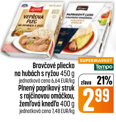 Bravčové plecko na hubách s ryžou