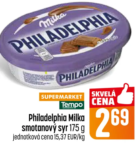 Philadelphia smotanový syr Milka