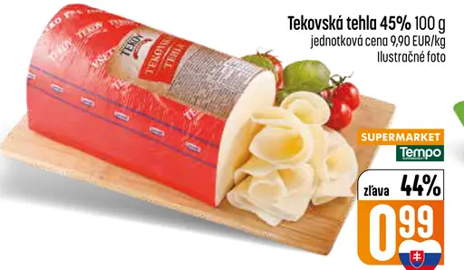 Tekovská tehla 45% syr