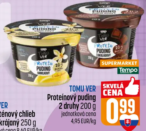 TOMU VER proteínový puding