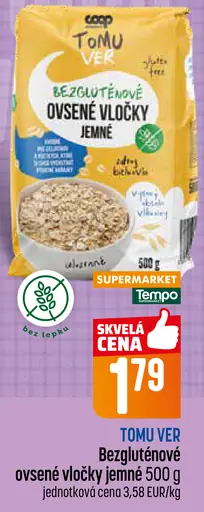 TOMU VER Bezlepkové ovsené vločky jemné