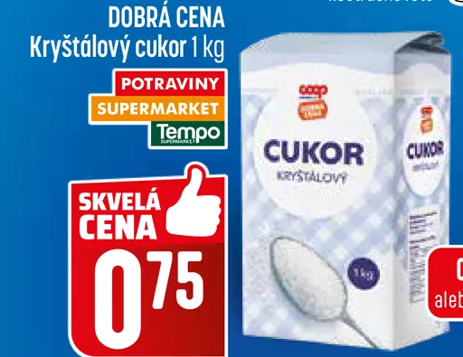 COOP Jednota Kryštálový cukor