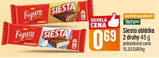 Figaro Siesta oblátka