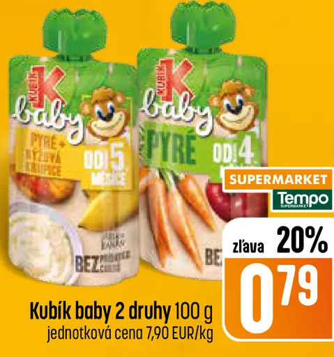 Kubík baby detská výživa v kapsičke