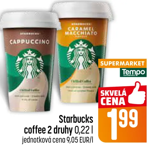 Starbucks kávový nápoj chladený