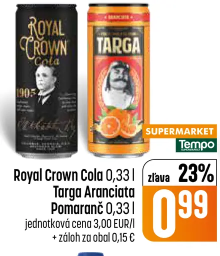 Royal Crown Cola nealkoholický nápoj