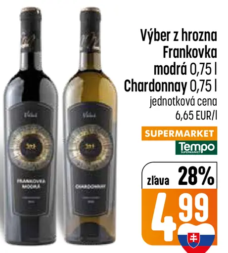 Výber z hrozna Frankovka modrá víno