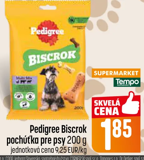 Pedigree Biscrok pochúťka pre psy
