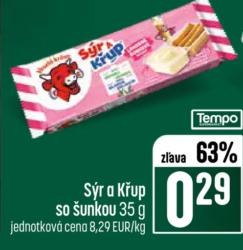 Sýr a Křup so šunkou