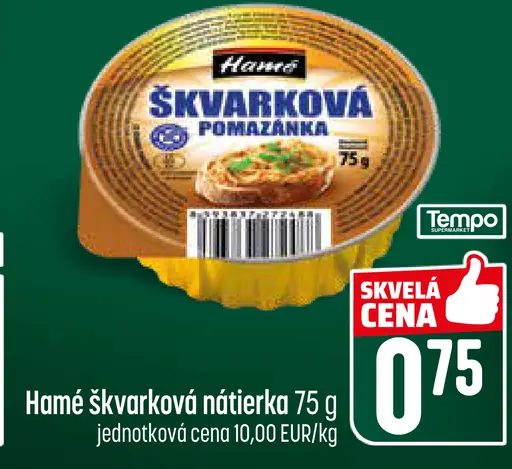 Hamé škvarková nátierka