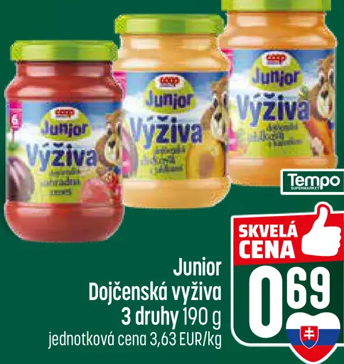 Junior Dojčenská výživa