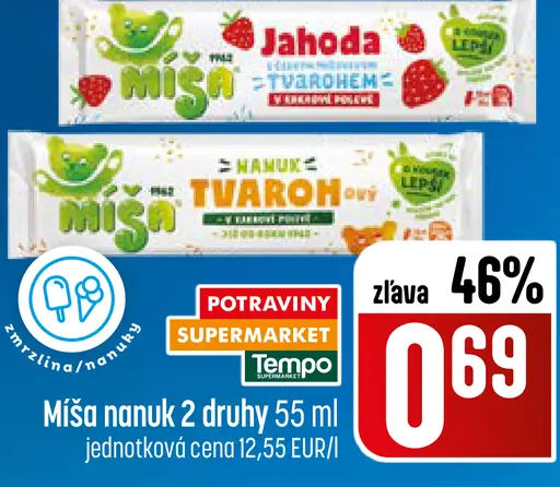 Miša nanuk Jahoda / Tvaroh