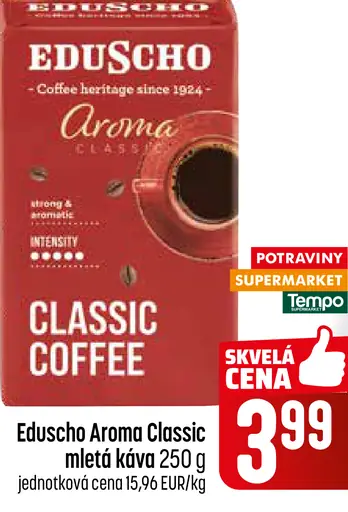 Eduscho Aroma Classic pražená mletá káva