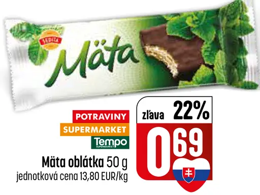 Máta oblátka