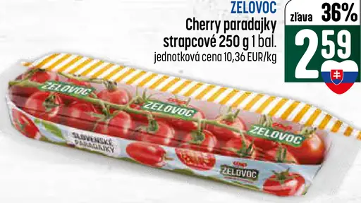 Paradajky cherry strapcové