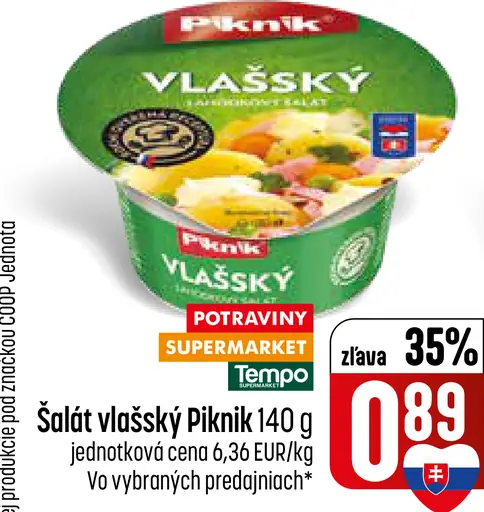 Piknik Vlašský lahôdkový šalát