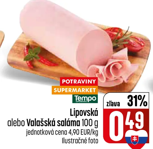 Liptovská alebo Valašská saláma