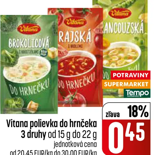 Vitana polievka do hrnčeka