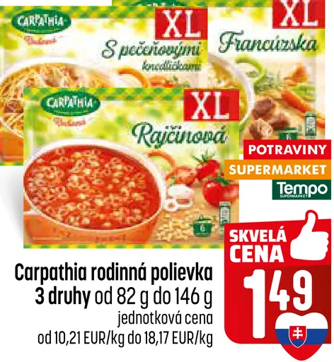 Carpathia rodinná polievka