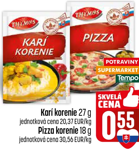 Thymos Karí korenie