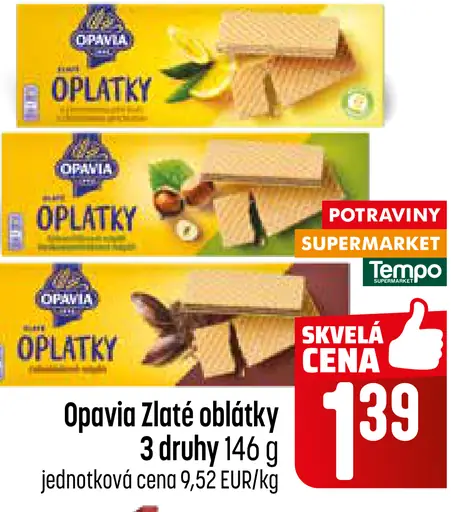 Opavia Zlate oblátky