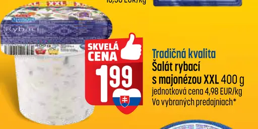 Tradičná kvalita šalát rybací s majonézou XXL